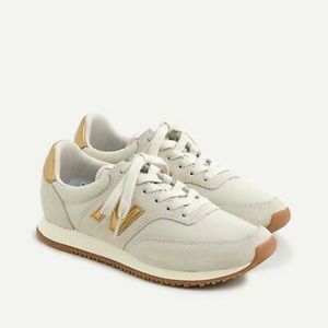 Gold/Tan New Balance Sneakers